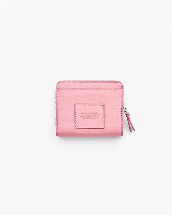 Marc Jacobs Small Wallets The Leather Mini Compact Wallet Ribbon Pink 8211 Women