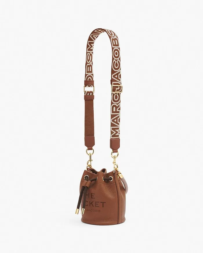 Marc Jacobs Straps The Thin Outline Logo Webbing Strap Argan Oil Multi 8211 Women