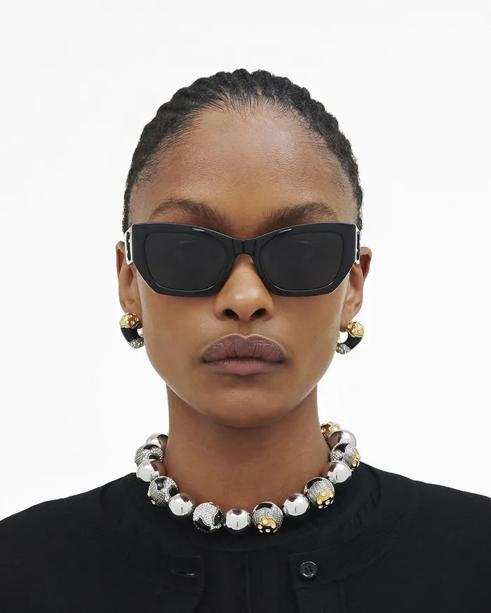 Marc Jacobs Sunglasses The J Marc Square Cat Eye Sunglasses Black 8211 Women