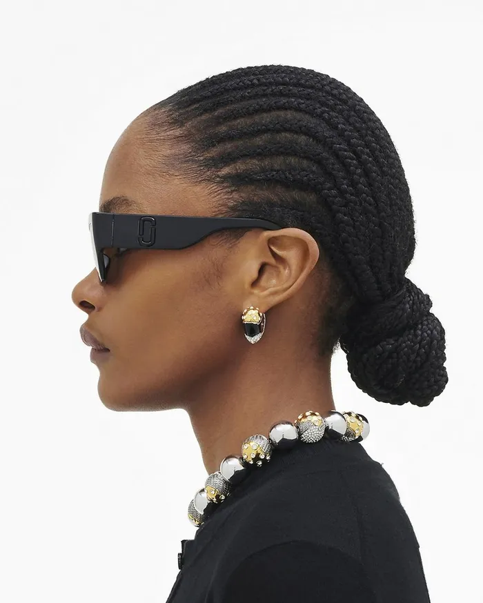 Marc Jacobs Sunglasses The J Marc Square Cat Eye Sunglasses Black 8211 Women