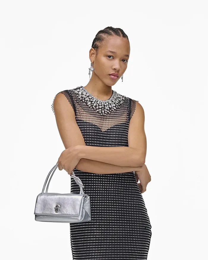 Marc Jacobs The Dual Bag The Metallic Mini Dual Bag Silver 8211 Women