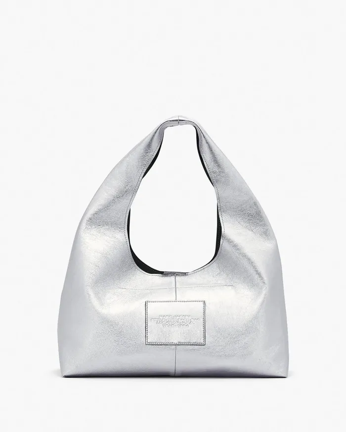Marc Jacobs The Sack Bag The Metallic Leather Sack Bag Silver 8211 Women