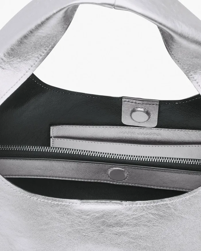 Marc Jacobs The Sack Bag The Metallic Leather Sack Bag Silver 8211 Women