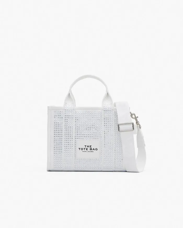 Marc Jacobs The Tote Bag The Crystal Canvas Small Tote Bag White Crystal 8211 Women