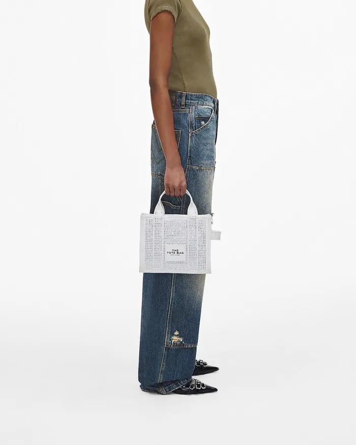 Marc Jacobs The Tote Bag The Crystal Canvas Small Tote Bag White Crystal 8211 Women