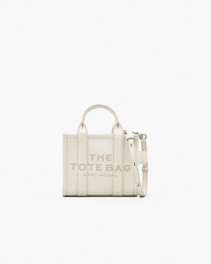 Marc Jacobs The Tote Bag The Leather Crossbody Tote Bag Cottonsilver 8211 Women