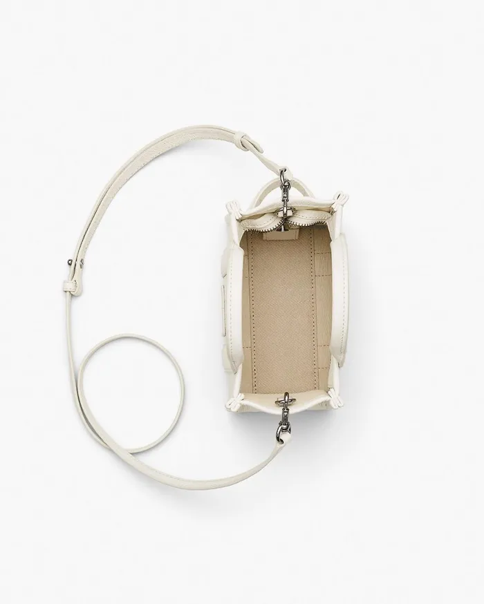 Marc Jacobs The Tote Bag The Leather Crossbody Tote Bag Cottonsilver 8211 Women