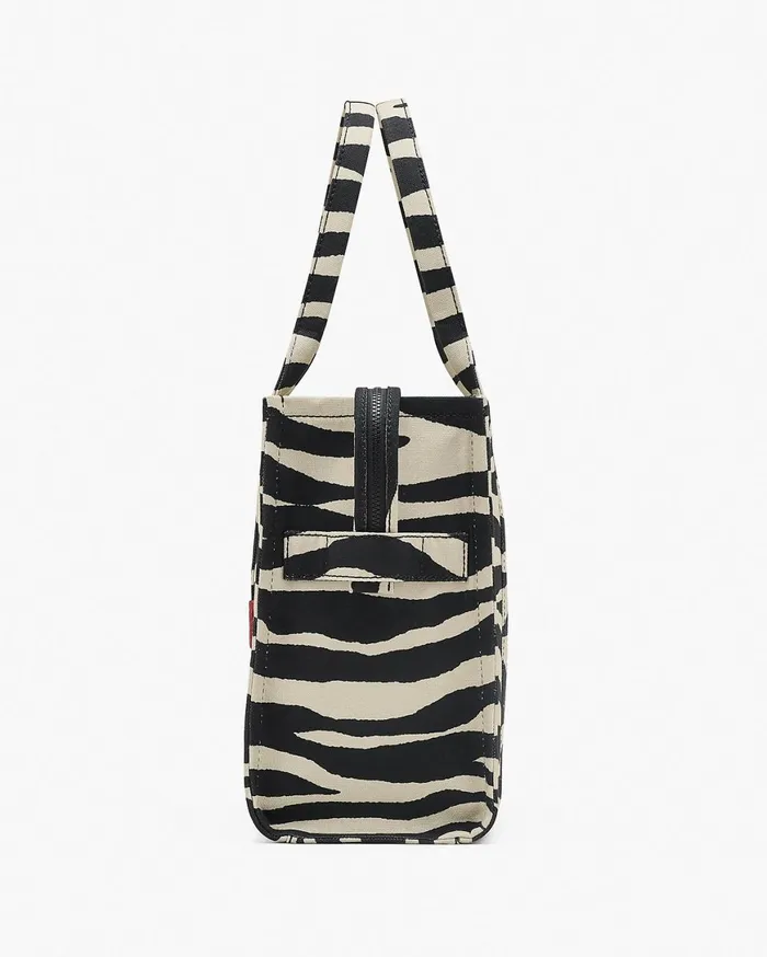 Marc Jacobs The Tote Bag The Zebra Canvas Large Tote Bag Blackwhite 8211 Women