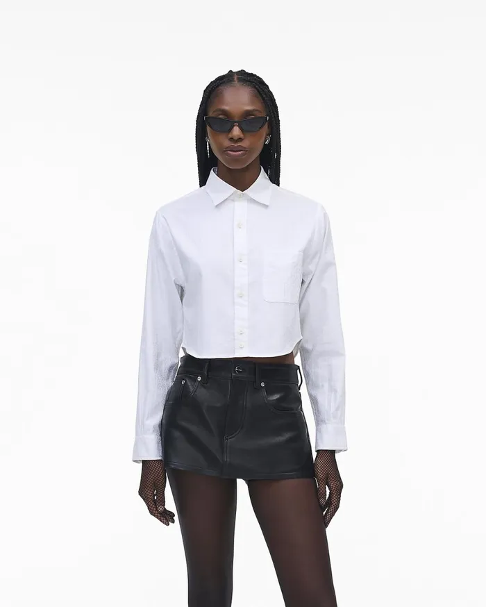 Marc Jacobs Tops The Cropped Femme Shirt White 8211 Women