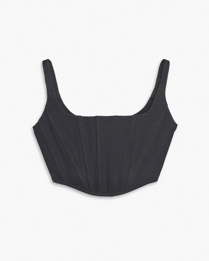 Marc Jacobs Tops The Denim Bustier Black 8211 Women