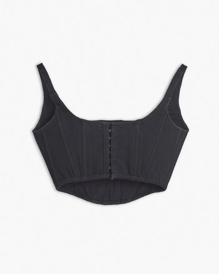 Marc Jacobs Tops The Denim Bustier Black 8211 Women