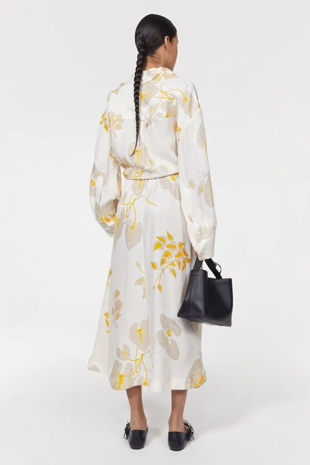 Marla Leaf Skirt Off White Women Rodebjer Skirts