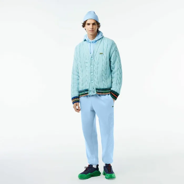 Matching Sets Men Lacoste Men039s Logo Detail Sweatpants Pastel Blue Hbp