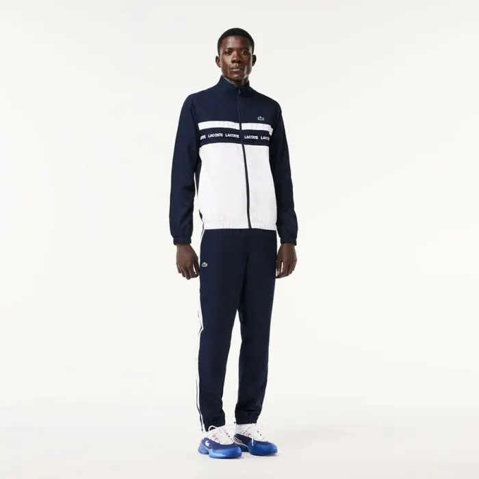 Matching Sets Men Lacoste Men039s Logo Stripe Tennis Sweatsuit Navy Blue White 525 Matching Sets Men Lacoste Men039s Logo Stripe Tennis Sweatsuit Navy Blue White 525