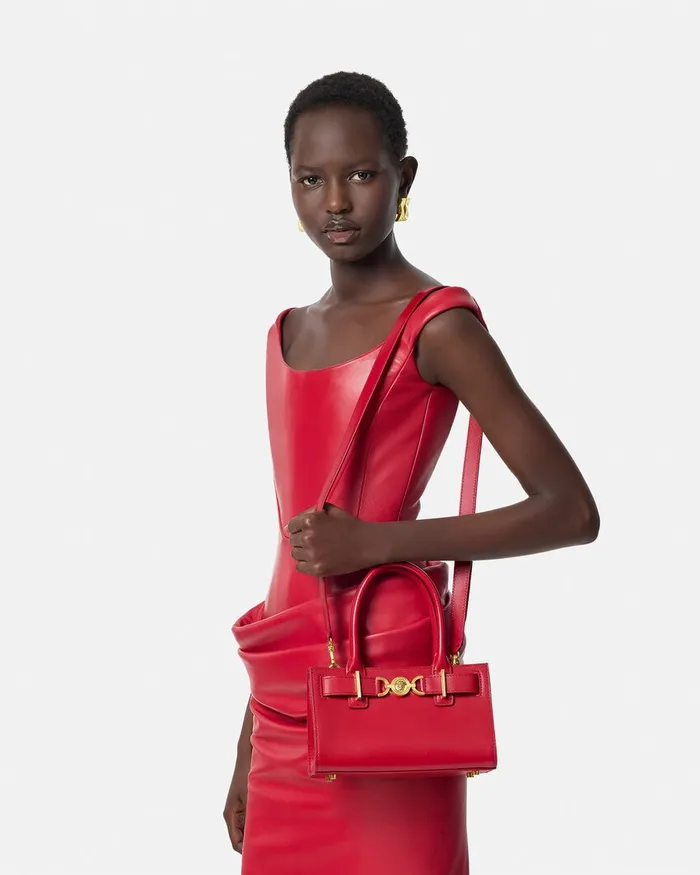 Medusa 03995 Women Versace Medusa 03995 Small Tote Bag Red