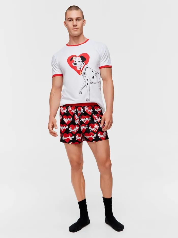 Men 101 Dalmatians Match Boxer Short Multi Peter Alexander Shorts