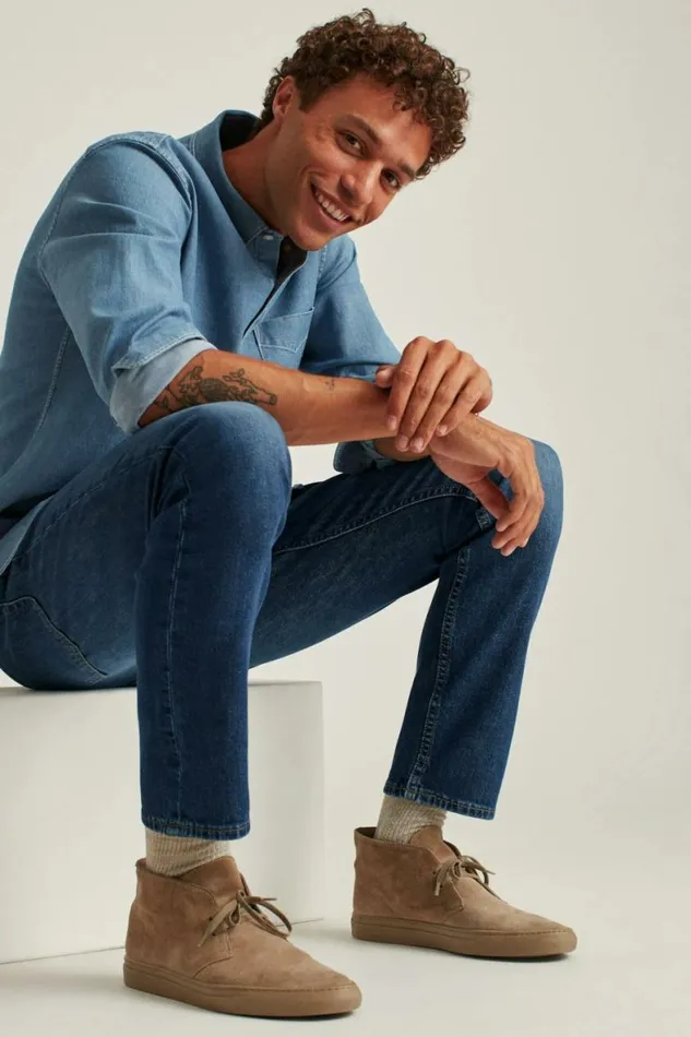 Men All Season Jeans Rain Medium Wash Bonobos Jeans