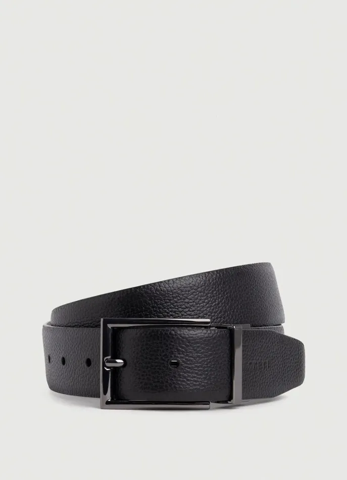 Men Belts Hackett London Reversible Leather Belt Blkbrown