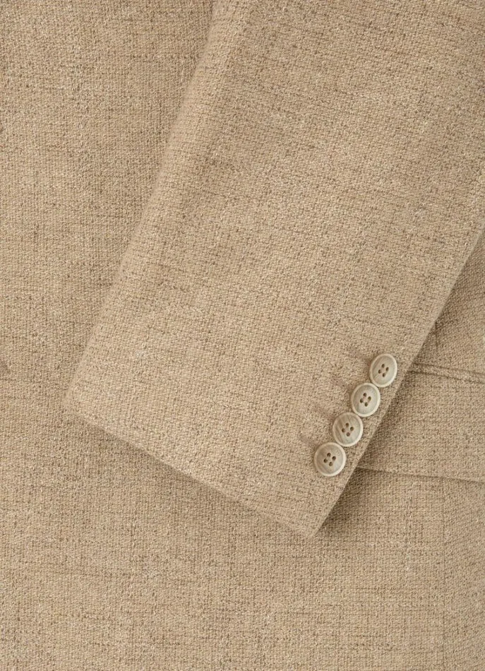 Men Blazers Hackett London Hybrid Blazer Taupe Beige