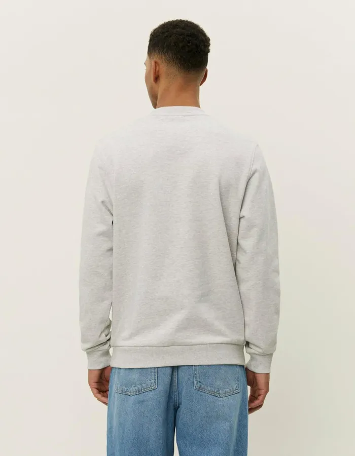Men Clyde Sweatshirt 8211 Snow Melange Les Deux HoodiesSweatshirts