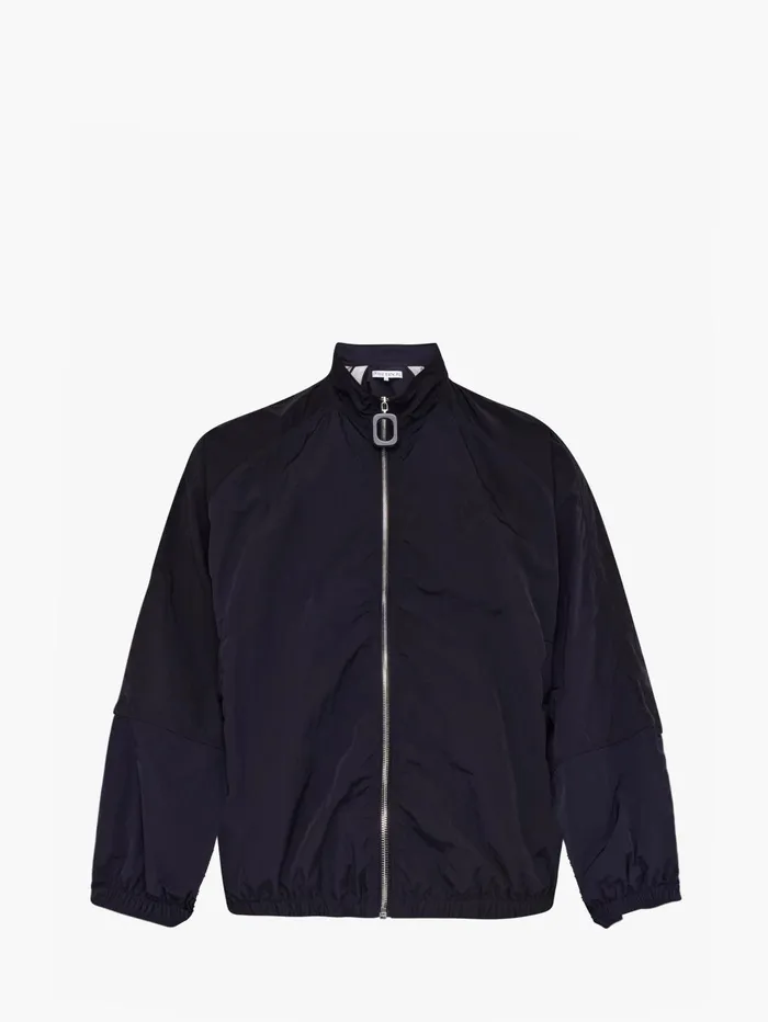 Men Coats and Jackets JW Anderson RAGLAN SLEEVE TRACK JACKET Black