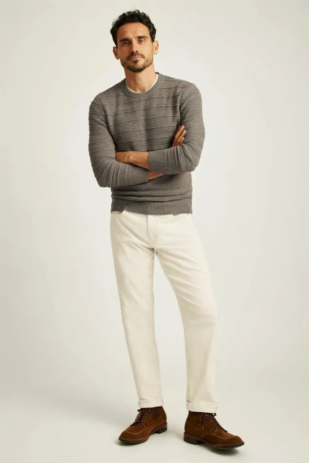 Men Corduroy 5Pocket Pants Arctic Wolf Bonobos 5pochet Pants