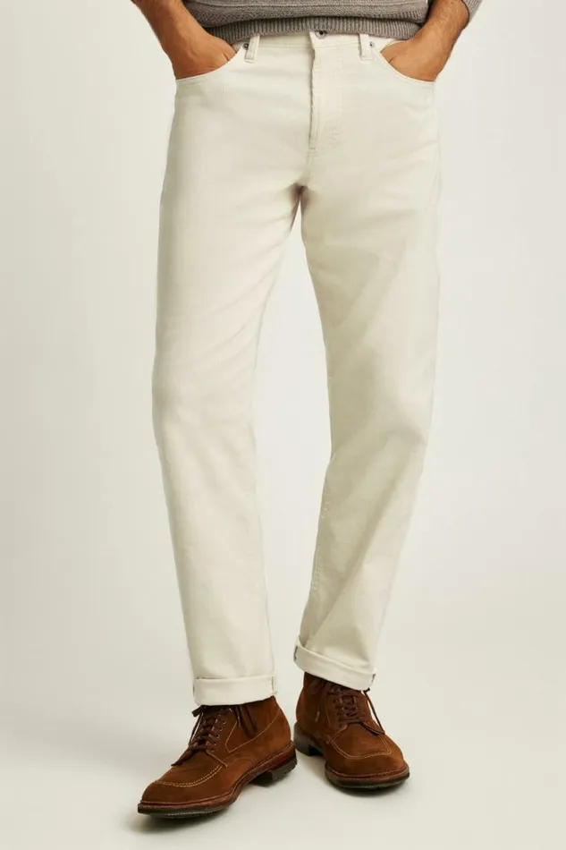 Men Corduroy 5Pocket Pants Arctic Wolf Bonobos 5pochet Pants