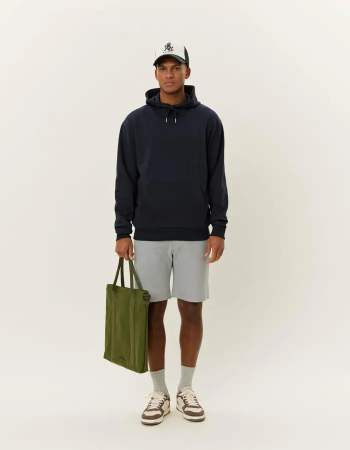 Men Crew Hoodie 8211 Dark Navy Les Deux HoodiesSweatshirts