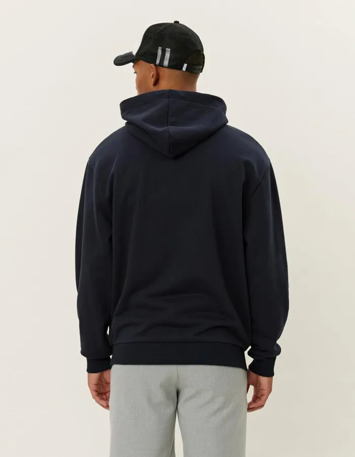 Men Crew Hoodie 8211 Dark Navy Les Deux HoodiesSweatshirts