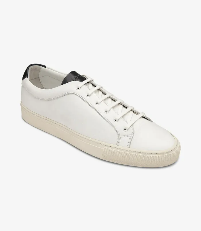 Men Dash White Trainers and Sneakers Loake Men Dash White Trainers and Sneakers Loake