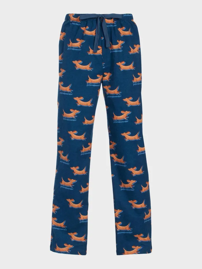 Men Dashing Penny Flannelette Classic Pj Pant Multi Peter Alexander Pants
