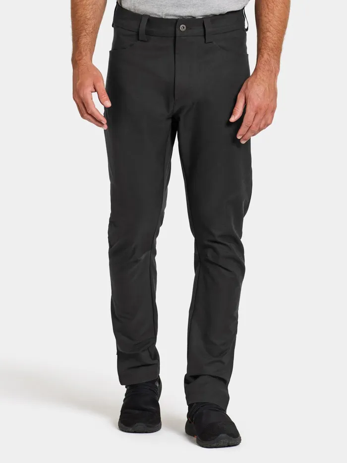 Men Dennis Pants Black Didriksons Walking Trousers