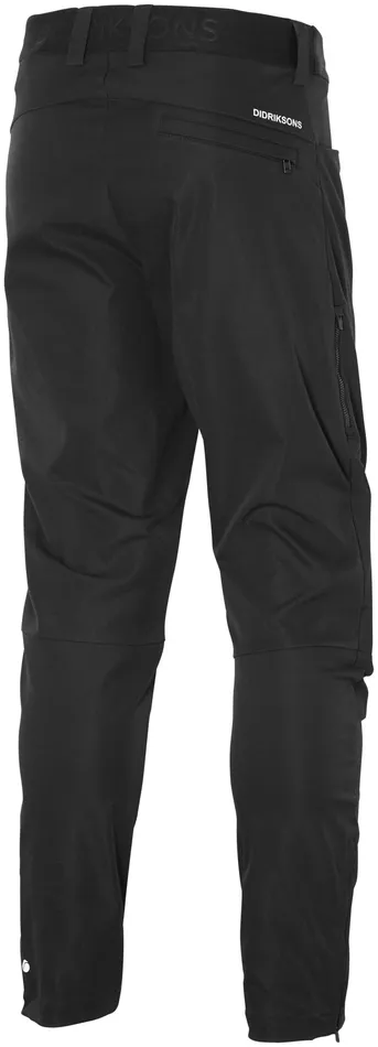 Men Dennis Pants Black Didriksons Walking Trousers