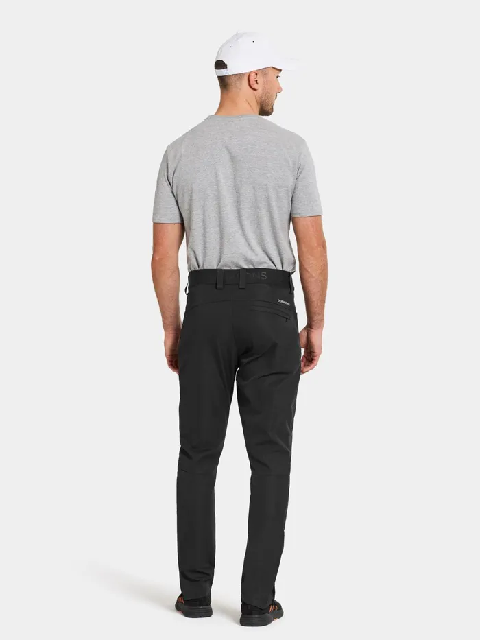 Men Dennis Pants Black Didriksons Walking Trousers