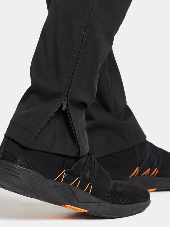 Men Dennis Pants Black Didriksons Walking Trousers