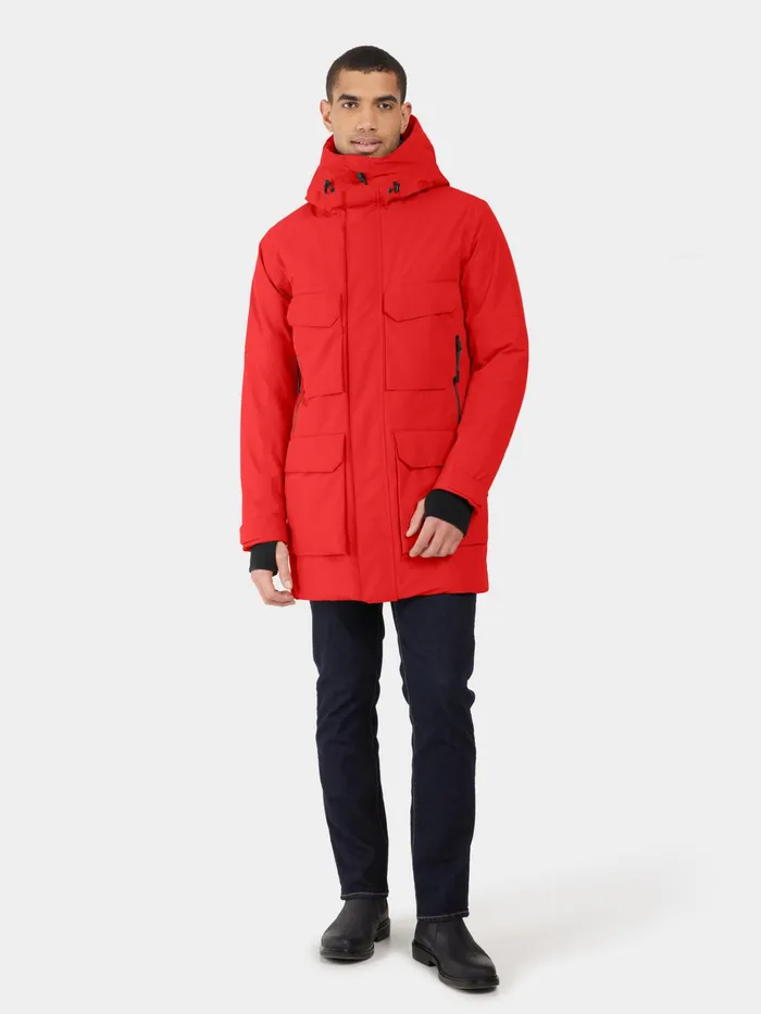 Men Drew Parka Pomme Red Didriksons Autumn Jackets