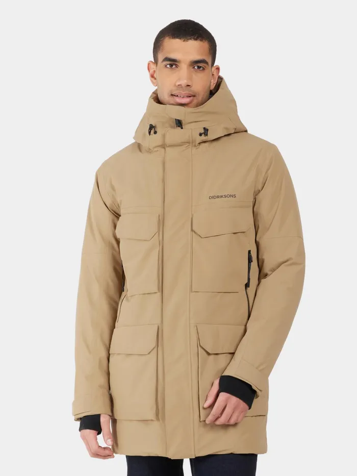 Men Drew Parka Wood Didriksons Autumn Jackets