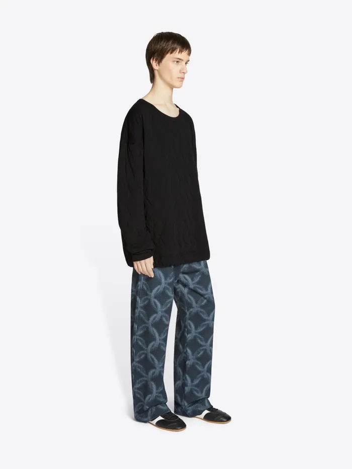 Men Dries Van Noten Pants Printed Sweatpants