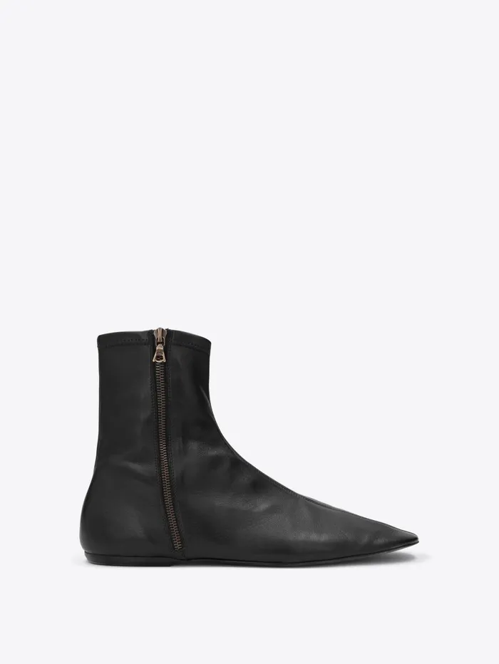 Men Dries Van Noten Shoes Leather Sock Boots