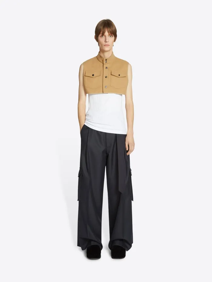 Men Dries Van Noten Shoes Shearling Clogs
