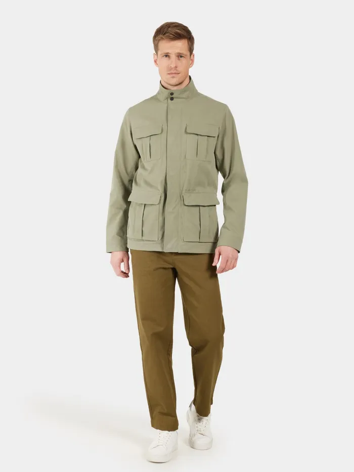 Men Edmond Jacket Mistel Green Didriksons Spring Jackets