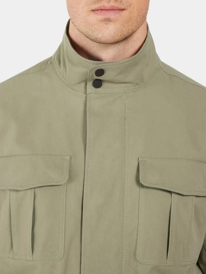 Men Edmond Jacket Mistel Green Didriksons Spring Jackets