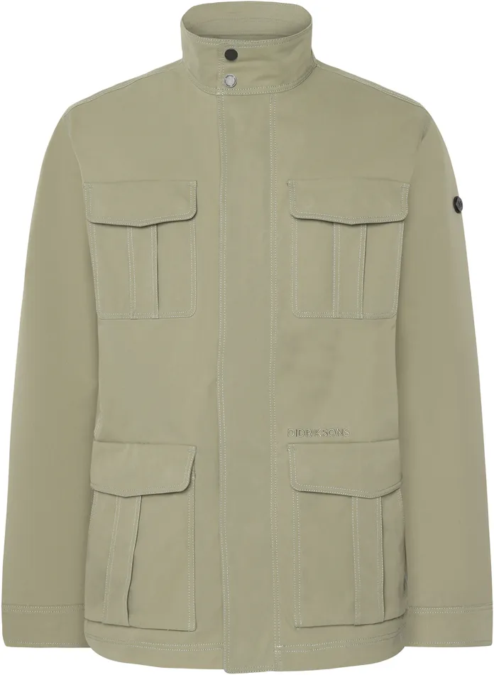 Men Edmond Jacket Mistel Green Didriksons Spring Jackets