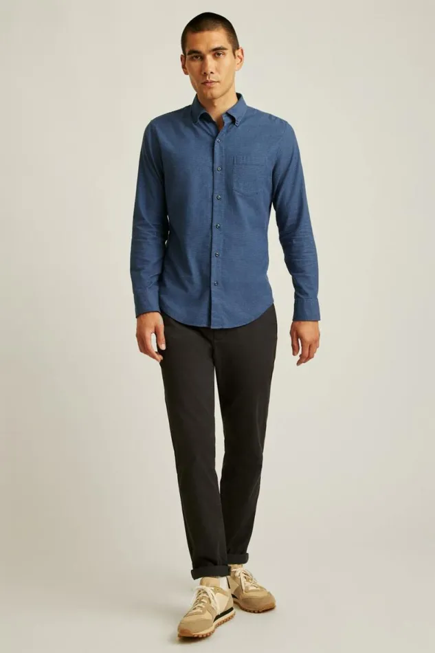 Men Everyday Lightweight Flannel Shirt Navy Micro Houndstooth Bonobos Overshirts Men Everyday Lightweight Flannel Shirt Navy Micro Houndstooth Bonobos Overshirts