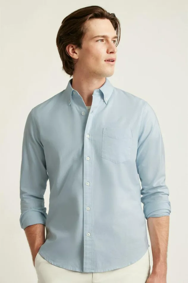 Men Everyday Oxford Shirt Celestial Blue Bonobos Business Casual Shirts