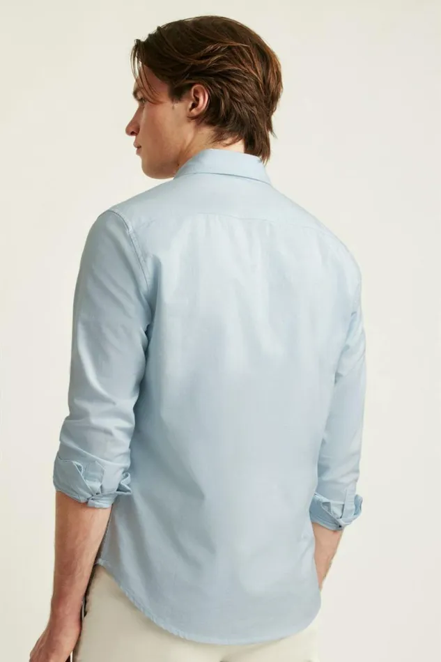 Men Everyday Oxford Shirt Celestial Blue Bonobos Business Casual Shirts