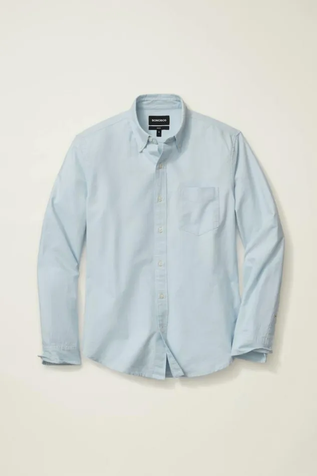Men Everyday Oxford Shirt Celestial Blue Bonobos Business Casual Shirts