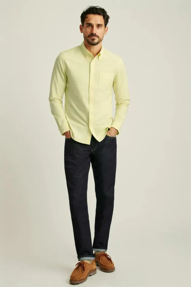Men Everyday Oxford Shirt Goldfinch Bonobos Business Casual Shirts