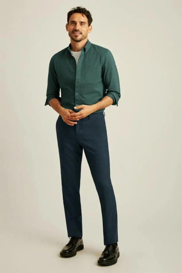 Men Everyday Oxford Shirt Green Gables Bonobos Business Casual Shirts