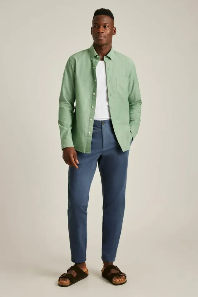 Men Everyday Oxford Shirt Sage Green Bonobos Business Casual Shirts